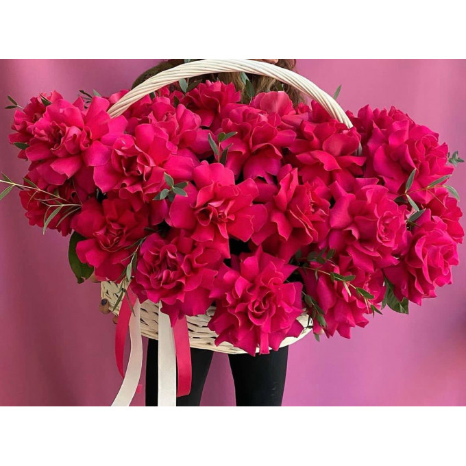 Корзина с цветами 4 Корзина с цветами 4